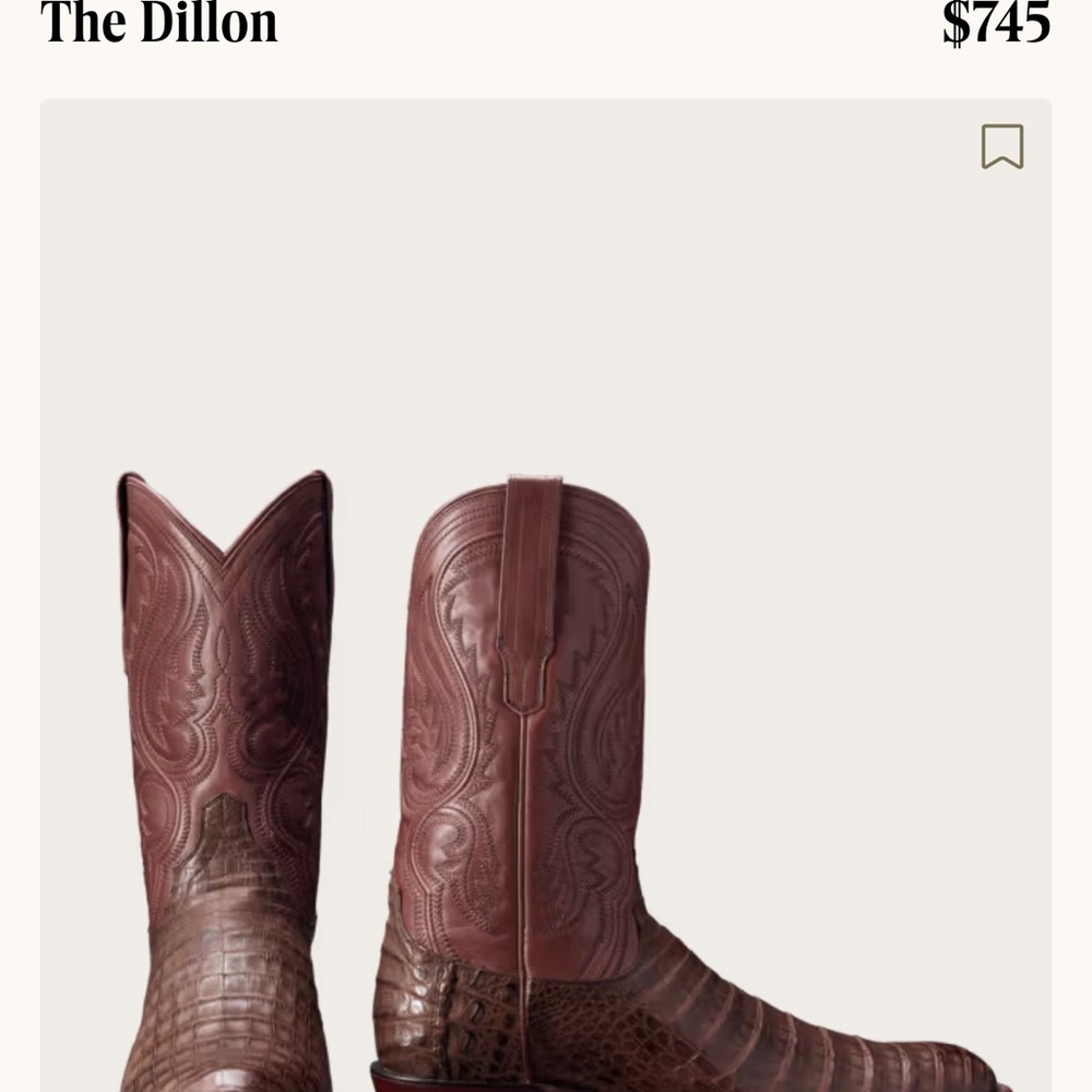 The Dillon Men's Brown Leather Boots